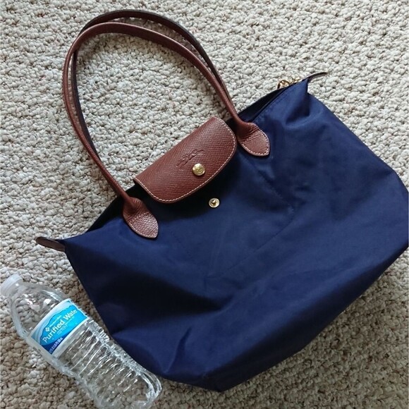 Longchamp Le Pliage Medium Shoulder Tote in blue - Picture 1 of 13